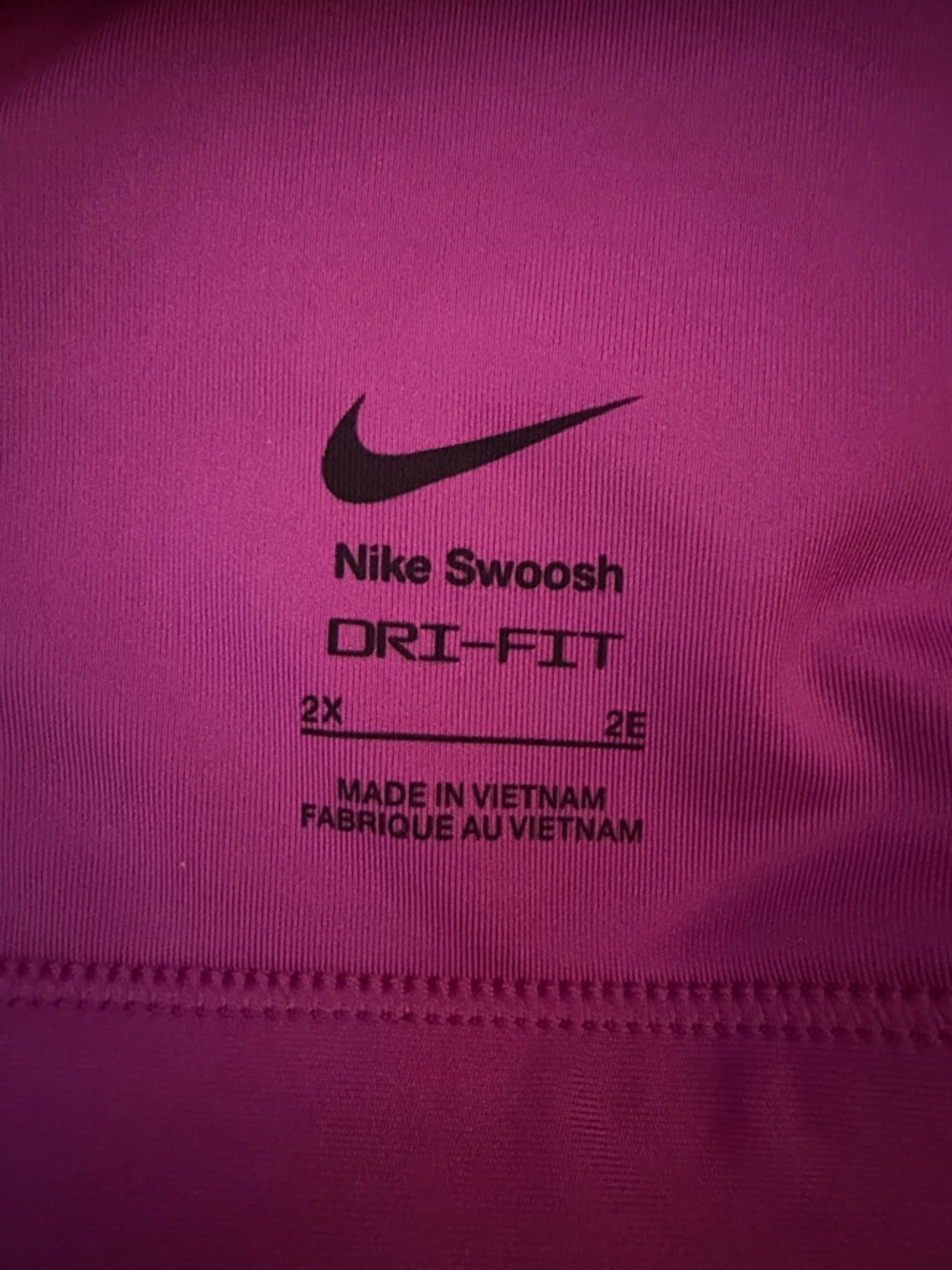 Nike Racerback Sports Bra in Bright Magenta - Picture 3 of 3